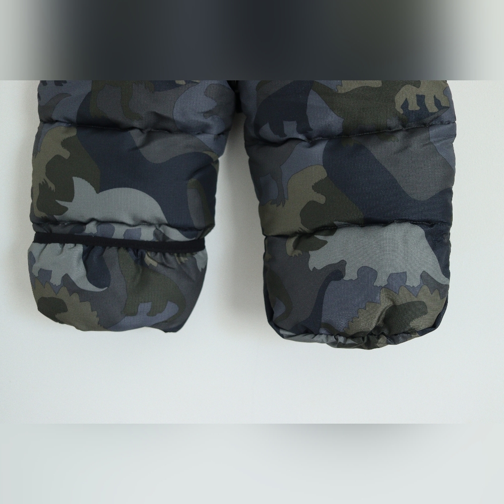 Next Baby Boys Camouflage Khaki Dino Print Snowsuit 3-6 months - New with tags - Picture 5 of 7